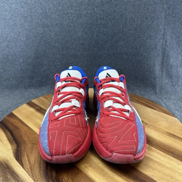 Nike Giannis Freak 5 Shoes Mens Size 8 By You Red Blue White HF0004-900 NikeID Nike Giannis Freak 5 Shoes Mens Size 8 By You Red Blue White  main image 4